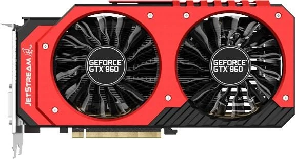 Palit GeForce GTX 960 JetStream, 4GB GDDR5, 2x DVI, HDMI, DP
