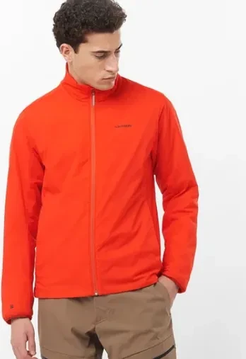 Salomon Mountain Flex Funktionsjacke cherry tomato (Herren)