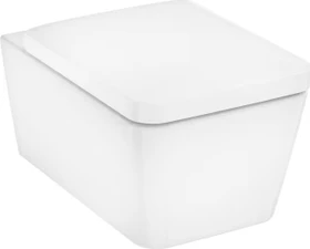 Hansgrohe EluPura Q Wand WC Set 540 AquaFall Flush mit WC-Sitz mit SoftClose und QuickRelease