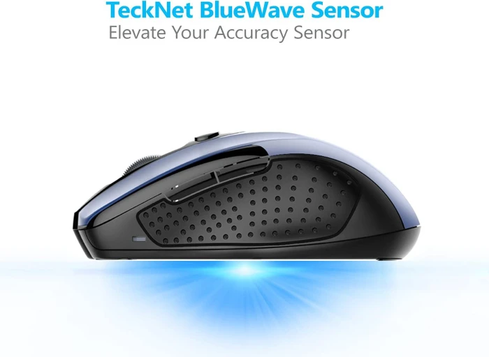 TeckNet Pro 2.4G Wireless, blau, USB