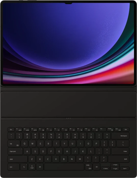 Samsung EF-DX910 Book Cover Keyboard Slim für Galaxy Tab S9 Ultra / Tab S10 Ultra, schwarz, DE