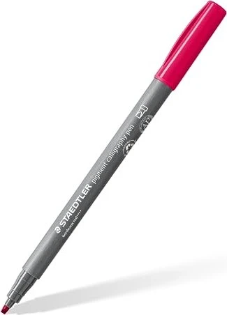 Staedtler pigment calligraphy pen 375 bordeauxrot