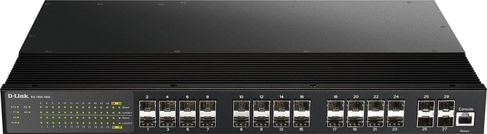D-Link DIS-700G Industrial Rackmount Gigabit Managed Switch, 24x RJ-45, 4x SFP+