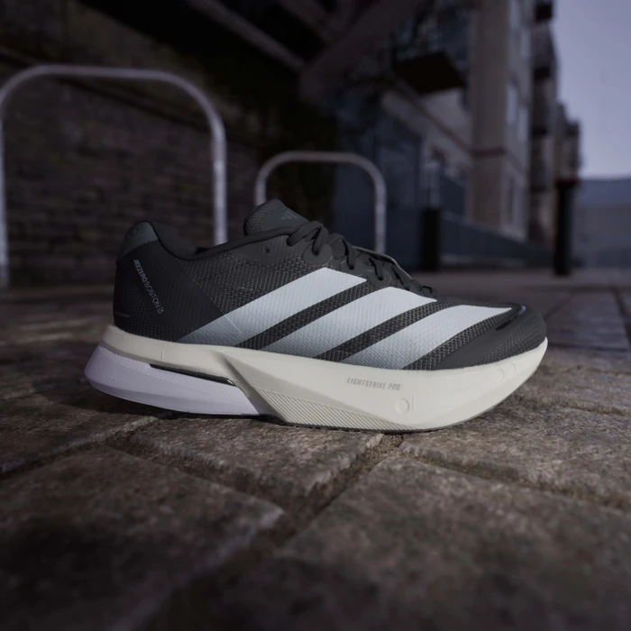 adidas Adizero Boston 13 core black/cloud white/grey five (Damen)
