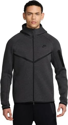 Nike Tech Fleece Windrunner Hoodie black heather/black (Herren)