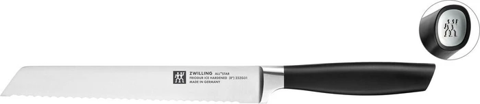 Zwilling All Star Brotmesser 20cm silber