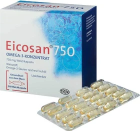 Eicosan 750 Omega-3-Konzentrat Weichkapseln, 240 Stück