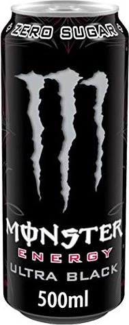 Monster Energy Ultra Black Zero Zucker 12x 500ml
