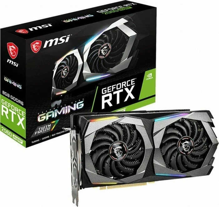MSI GeForce RTX 2060 SUPER Gaming, 8GB GDDR6, HDMI, 3x DP
