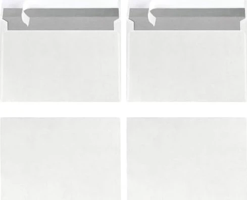 Herlitz Briefumschlag C6 weiß, 162x114mm, 75g/m², 100er-Pack