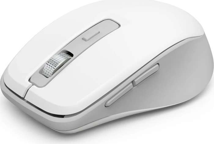 Hama WM-450 Silent Wireless Multi-Device Mouse weiß/grau, USB/Bluetooth