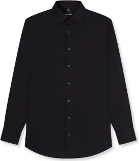 OLYMP Luxor Modern Fit New Kent Hemd langarm schwarz (Herren)