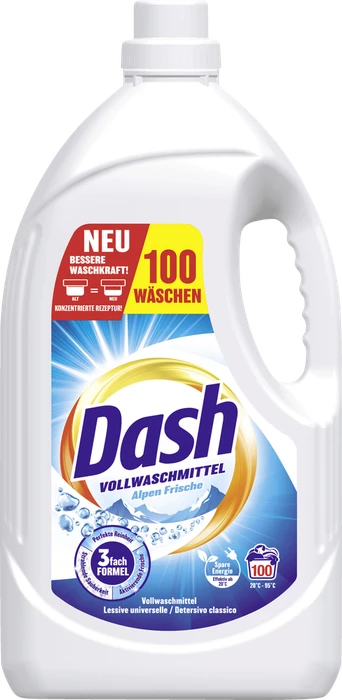Dash Vollwaschmittel flüssig, 4.5l