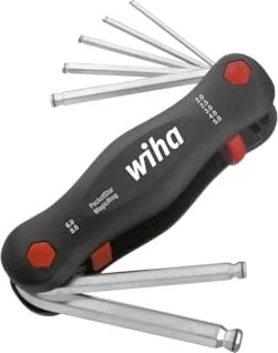Wiha PocketStar 369R P7 MagicRing Multitool Innensechskant Winkelschlüsselsatz, 7-tlg.