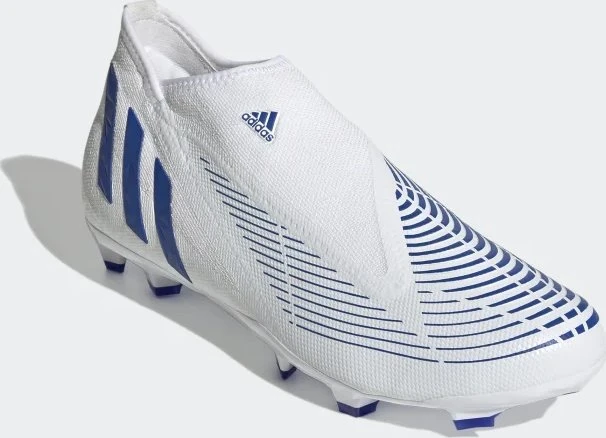 adidas Predator Edge.3 Laceless FG cloud white/hi-res blue (Herren)