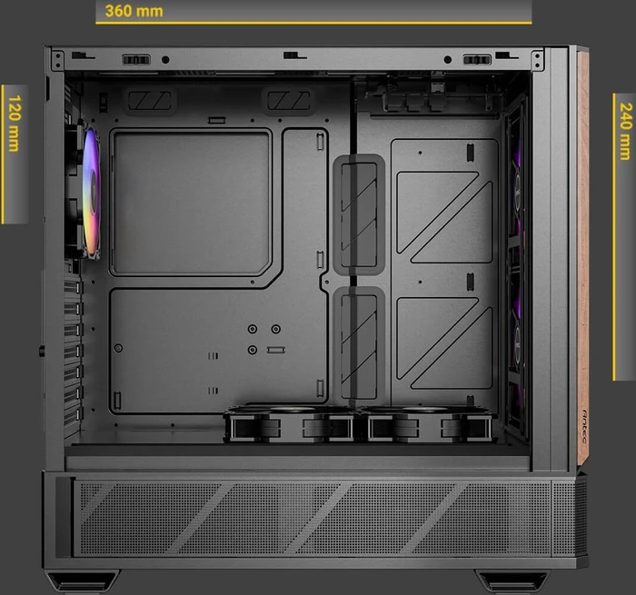 Antec P30 ARGB, Glasfenster