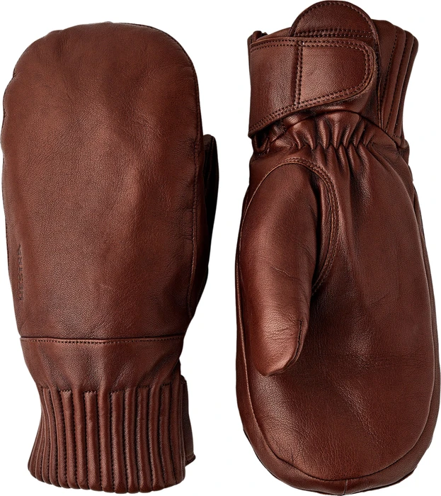 Hestra Idre Wool Mitt Skihandschuhe braun