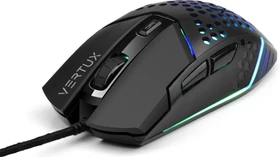 Vertux Katana Hex-Shell RGB Gaming Mouse, schwarz, USB