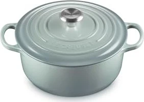 Le Creuset Signature Gusseisen Bräter rund 20cm 2.4l sea salt