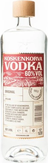 Koskenkorva 60%vol 1l
