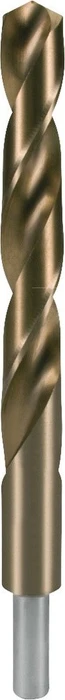 Ruko DIN338 Typ N HSSECo5 Spiralbohrer mit abgesetztem Schaft, 15x30x169mm, 1 Stück