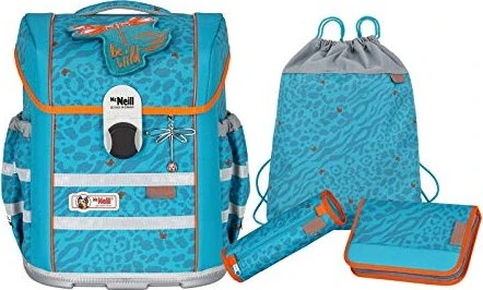 McNeill Ergo Mac Orange Schultaschen-Set, 4-tlg.