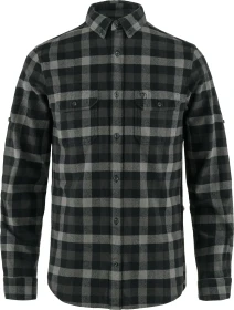 Fjällräven Skog Hemd langarm schwarz/grau (Herren)