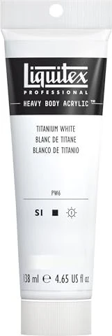 Liquitex Professional Heavy Body Acrylic titanium white, 138ml