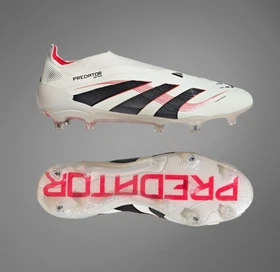 adidas Predator Elite Laceless FG off white/core black/pure ruby