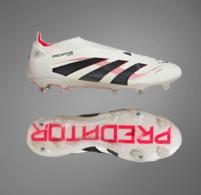adidas Predator Elite Laceless FG off white/core black/pure ruby