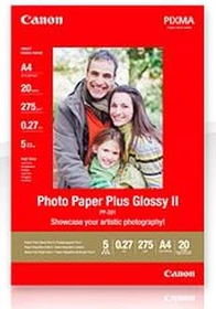 Canon PP-201 Fotopapier weiß, 10x15cm, 275g/m², 5 Blatt
