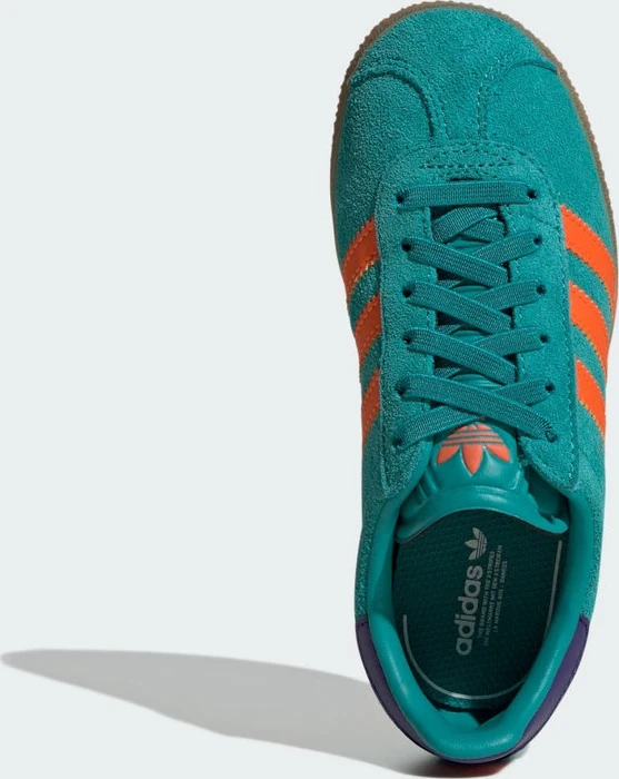 adidas Gazelle Comfort Closure Elastic Lace pure teal/impact orange/collegiate purple (Junior)