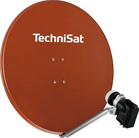 TechniSat Satman 850 Plus rot inkl. Universal Quattro-LNB