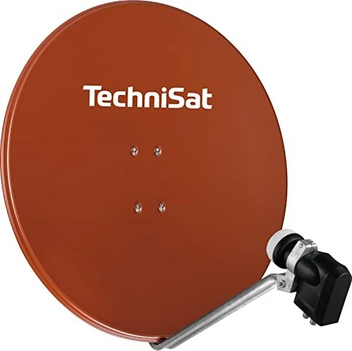TechniSat Satman 850 Plus rot inkl. Universal Quattro-LNB