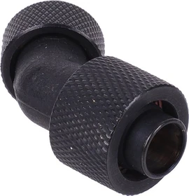Aquatuning HF Schraubanschluss 45° G1/4" AG auf 13/10 drehbar, schwarz