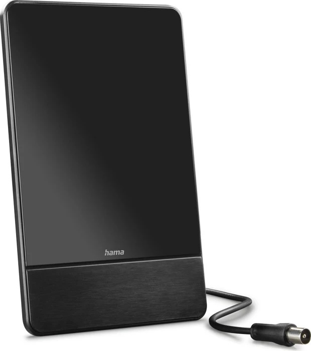 Hama DVB-T/DVB-T2-Zimmerantenne, Performance 45, flach, aktiv, schwarz