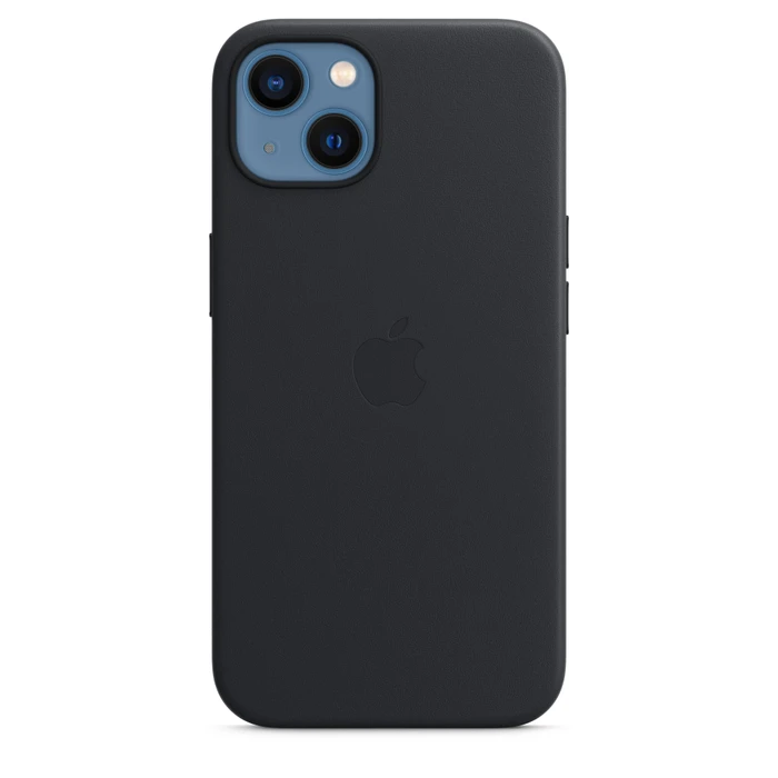 Apple Leder Case mit MagSafe für iPhone 13 Mitternacht