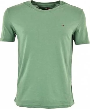 Tommy Hilfiger Extra Slim Tommy Flag Jersey T-Shirt kurzarm bahama green heather (Herren)