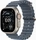 Apple Watch Ultra 3 natur mit Ocean Armband maritimblau