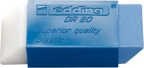 edding Radierer DR 20, weiß/blau