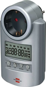 Brennenstuhl Primera-Line DT digitale Wochenzeitschaltuhr, IP20, silber/grau