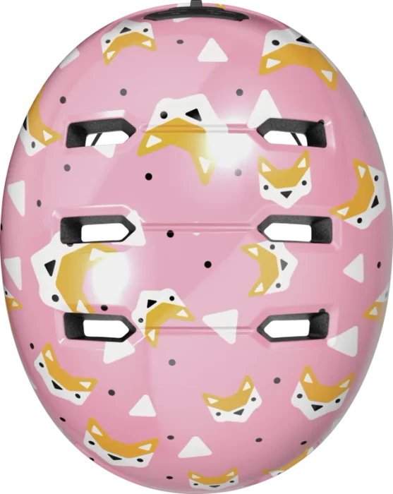 ABUS Skurb Kinderhelm rose foxes