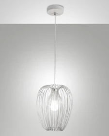 Fabas Luce Camp Pendelleuchte weiß Ø25cm
