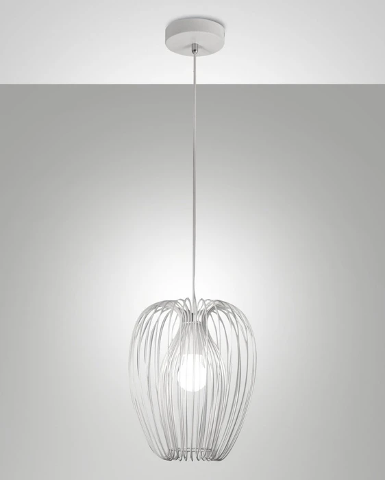 Fabas Luce Camp Pendelleuchte weiß Ø25cm
