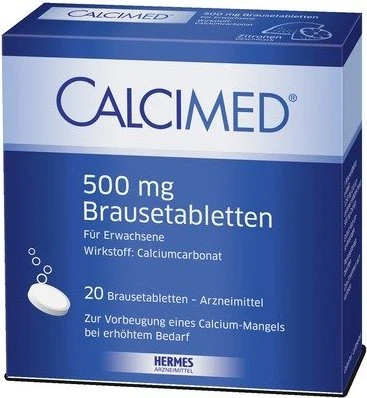Calcimed 500mg Brausetabletten, 20 Stück