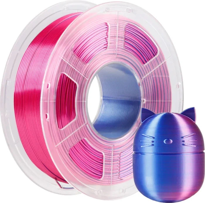 Anycubic PLA Silk Dual Color, Red Blue, Spule, 1.75mm, 1.00kg