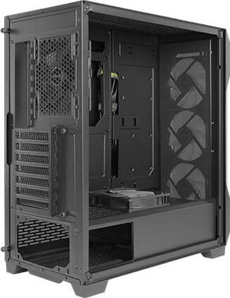 Antec Dark League Dark Fleet DF600 Flux, Glasfenster