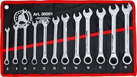 BGS technic Schraubenschlüsselsatz inkl. Tasche, 12-tlg.