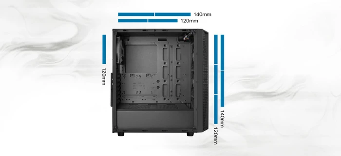 SilverStone Fara B1 Lucid Rainbow, Glasfenster