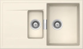 Schock Mono D-150 Einbau Becken reversibel magnolia inkl. Schneidebrett